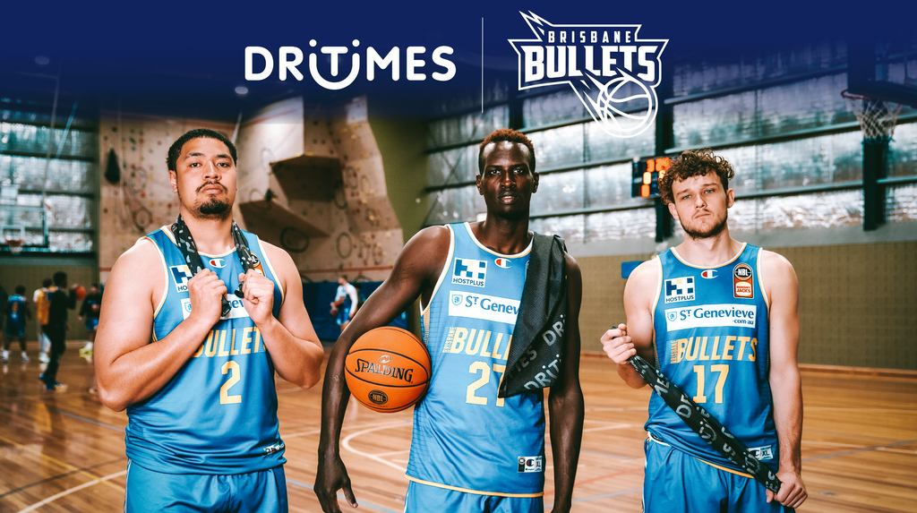 DRITIMES WELCOMES THE BRISBANE BULLETS TO THE FAMILY.