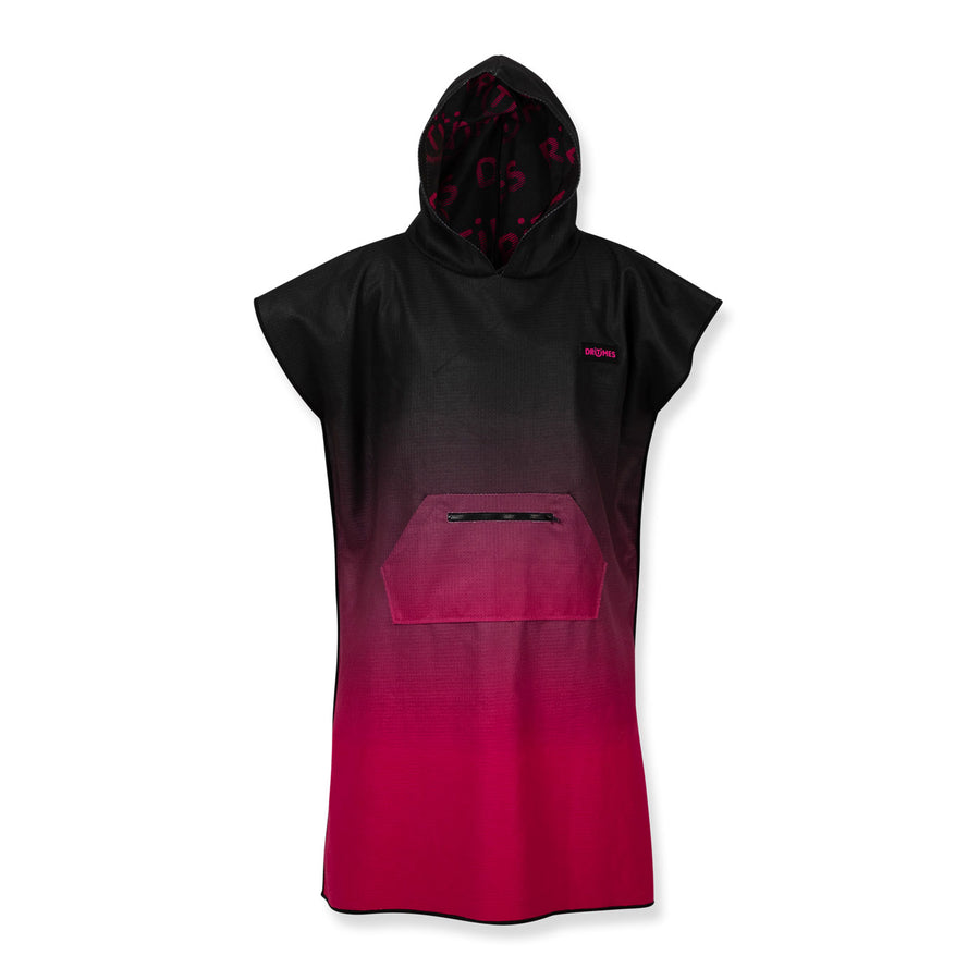 Black Pink Fade Poncho Towel