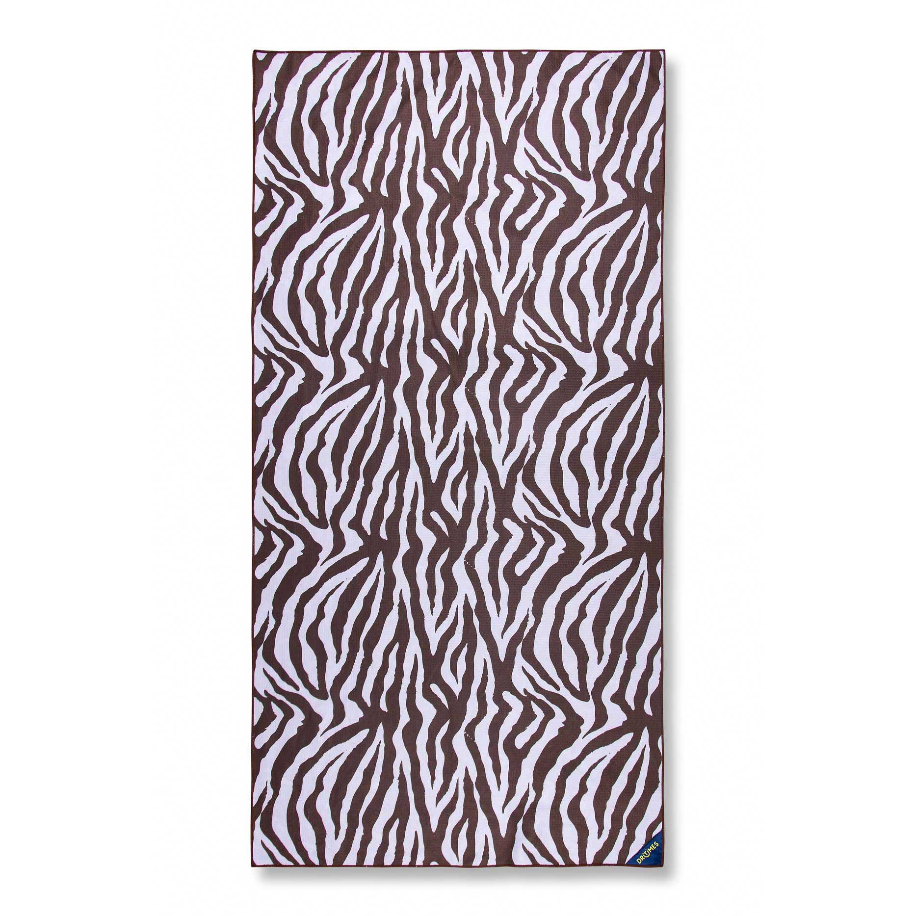 Zebra print top towels
